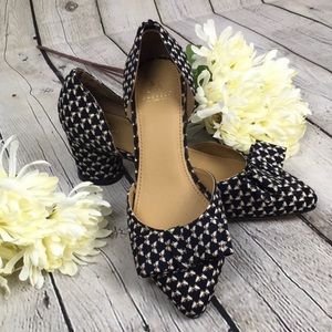 Retro butterfly circle heels